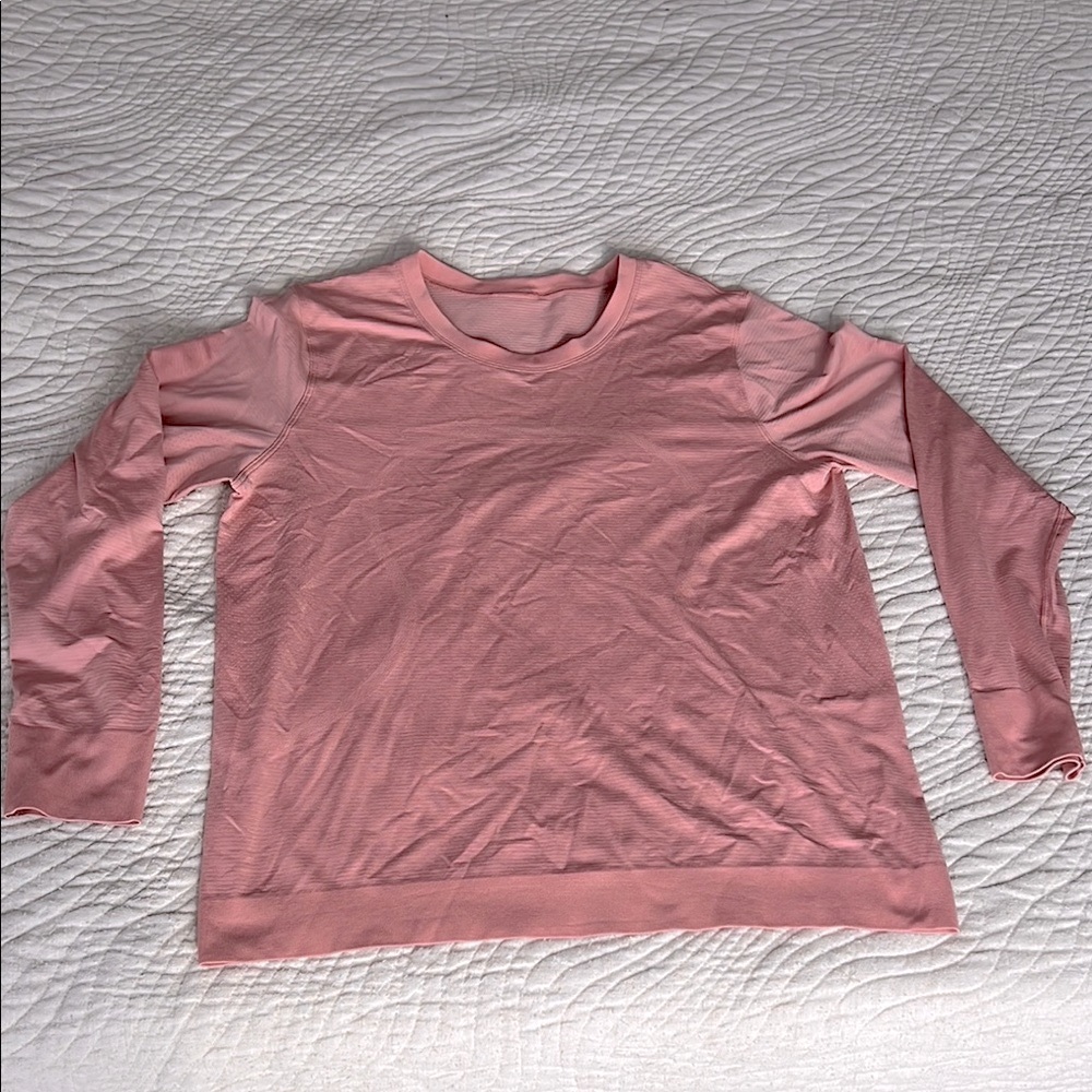 Pink Long Sleeve Top Lululemon